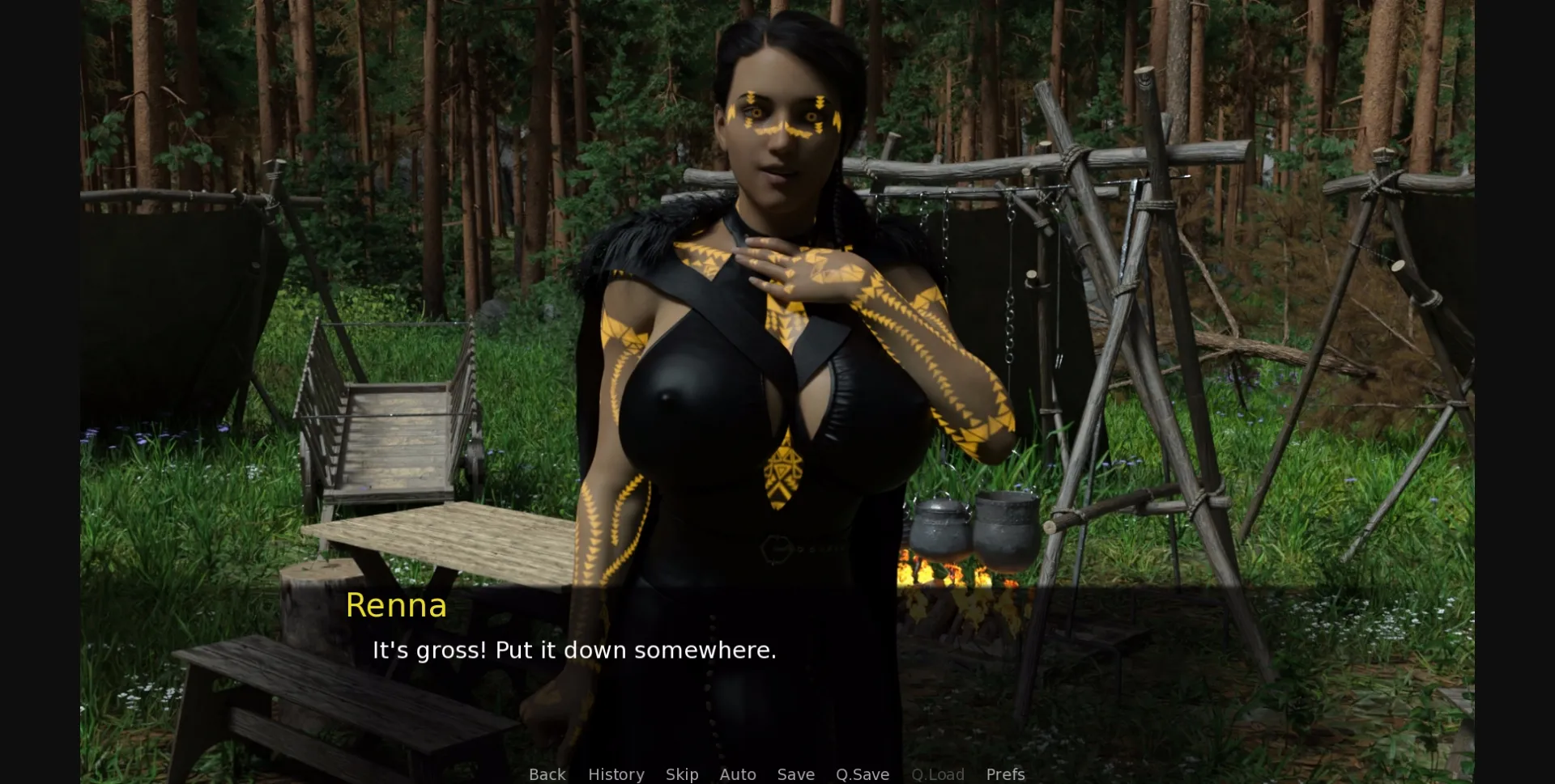 VN Ren'Py One Barbarian Futa Tribe Chapter 2  Red [v1.01] [Zelltin] | Free Adult Games