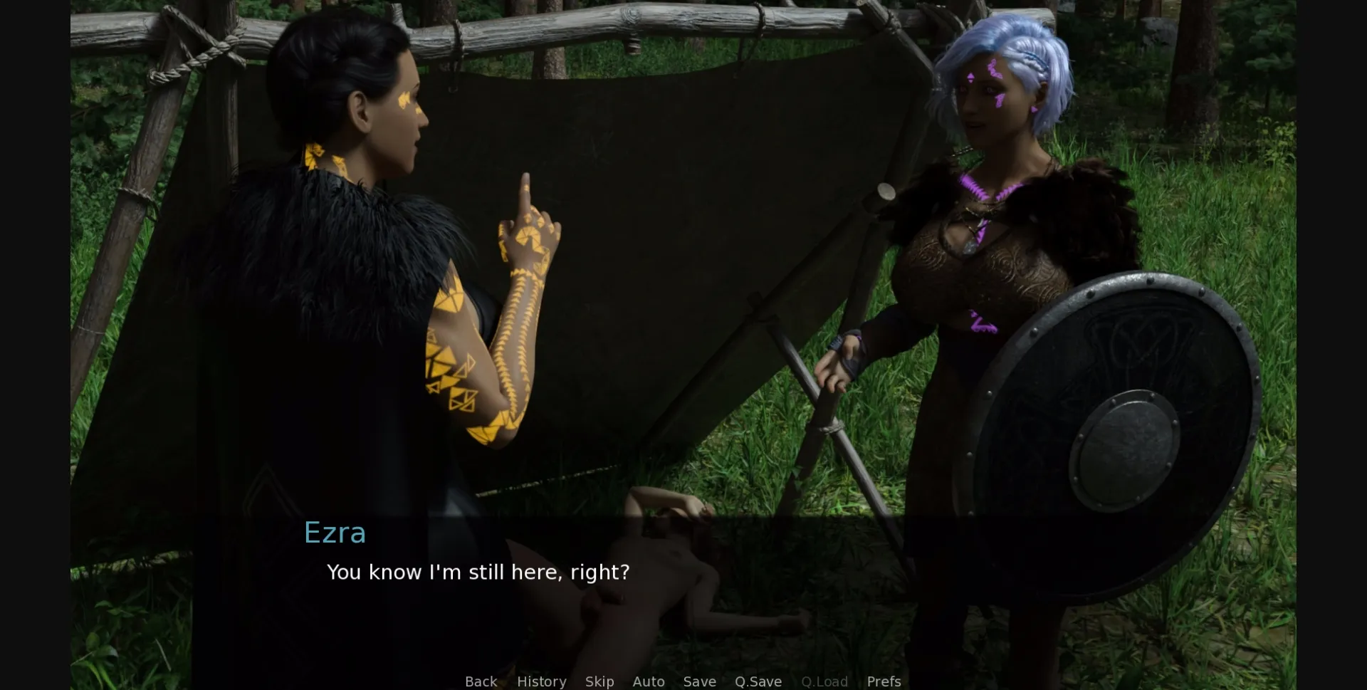 VN Ren'Py One Barbarian Futa Tribe Chapter 2  Red [v1.01] [Zelltin] | Free Adult Games