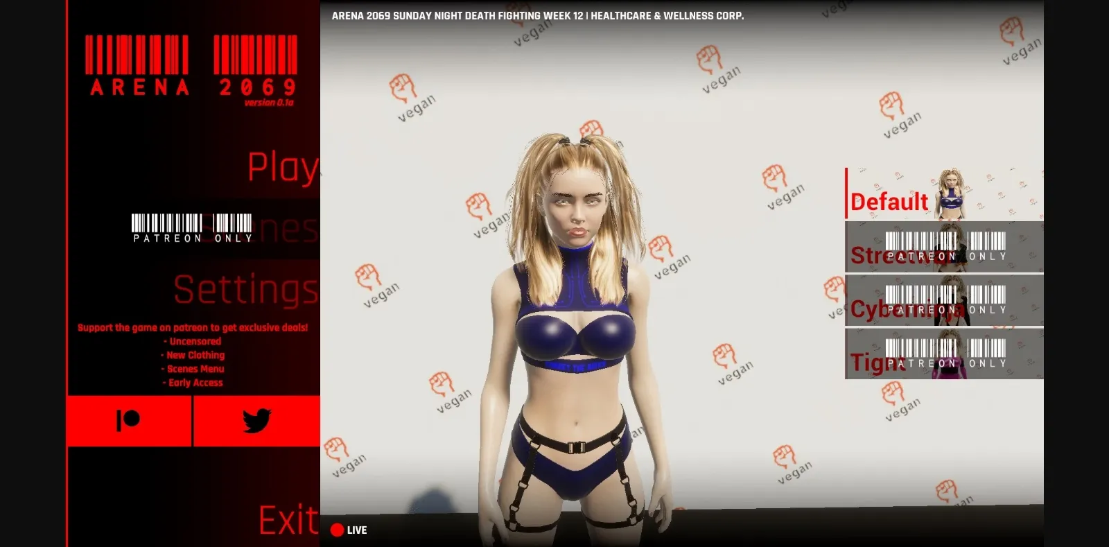 Unity Abandoned ARENA 2069 [v0.1a] [One Handed Games] | Free Adult Games