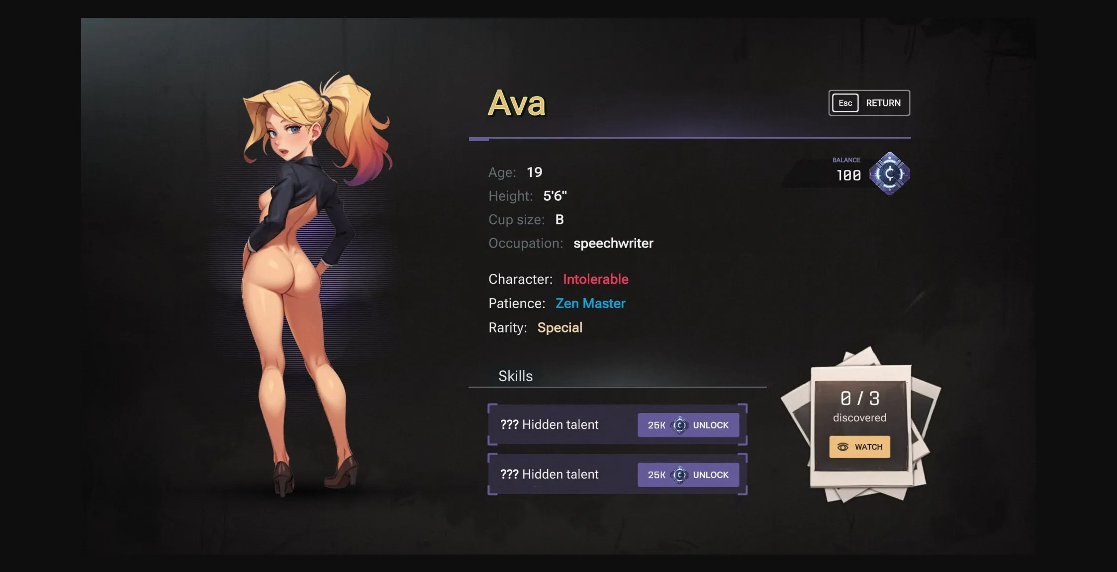 Unity Abandoned Casting Master [v0.0.6 alpha demo] [Unirion] | Free Adult Games