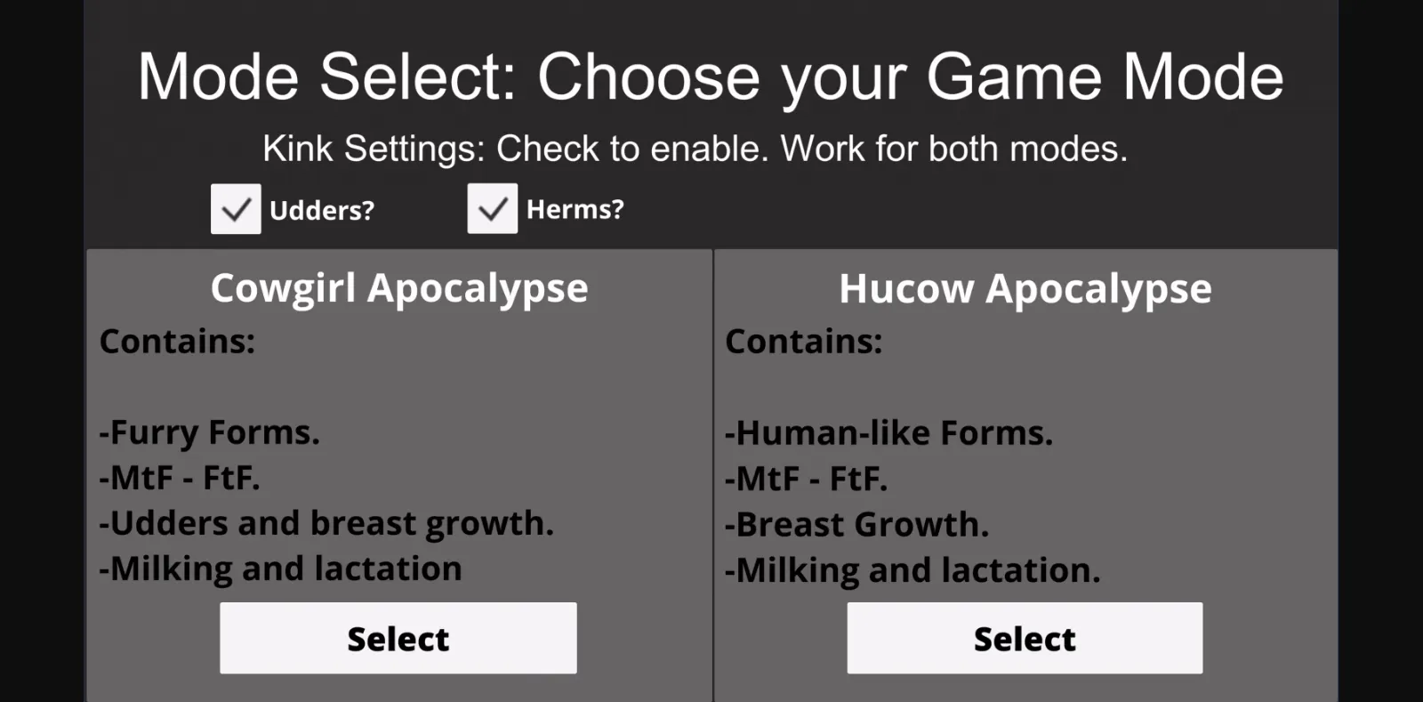 Unity Abandoned Cowgirl Hucow Apocalypse [v0.1.61] [Squeaky Doelly] | Free Adult Games