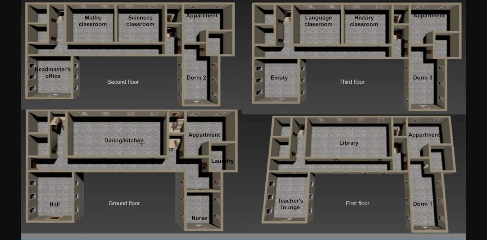 Unity Abandoned Creek Manor School [v0.1 Beta] [CoolRaider] | Free Adult Games