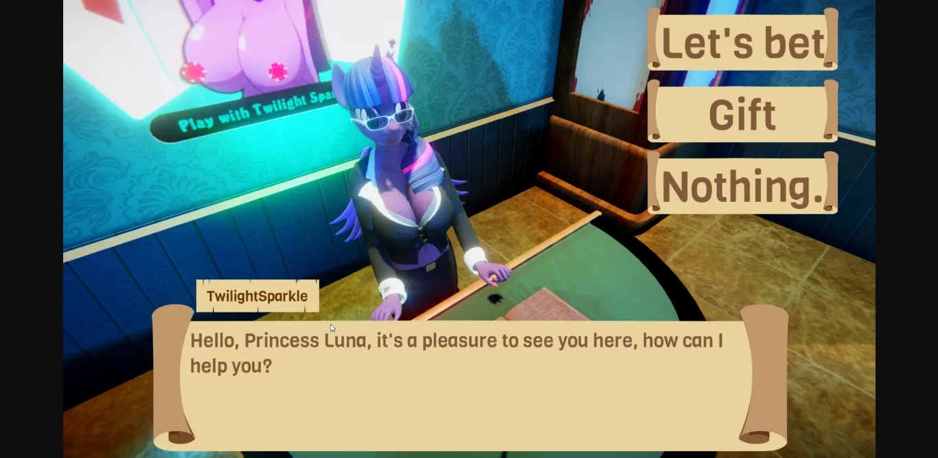 Unity Abandoned Golden Mane - Casino Equestria [v0.0.5.4] [HentaiRed] | Free Adult Games