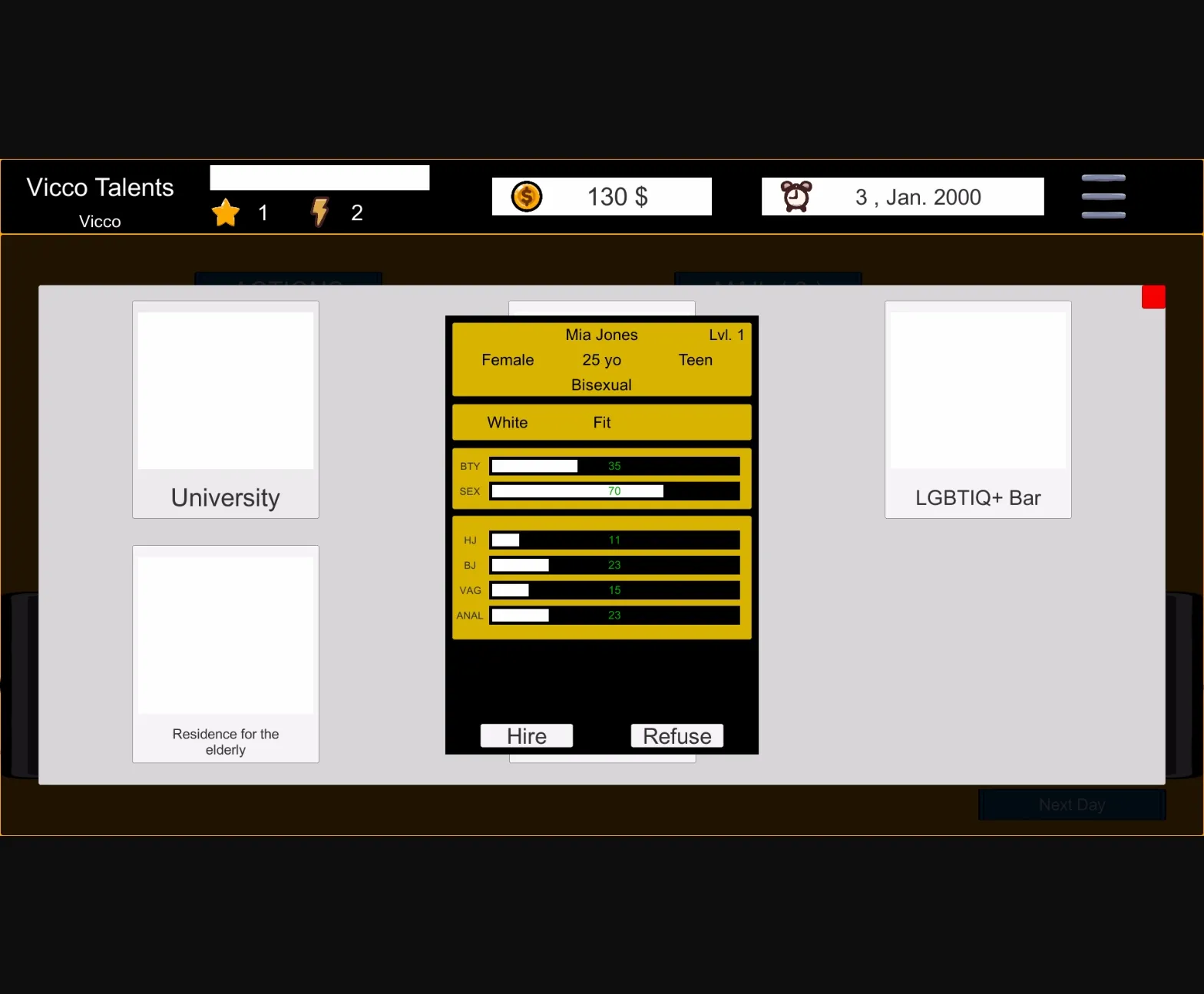 Unity Abandoned Porn Talent Agency [Build 1] [ViccoGames] | Free Adult Games