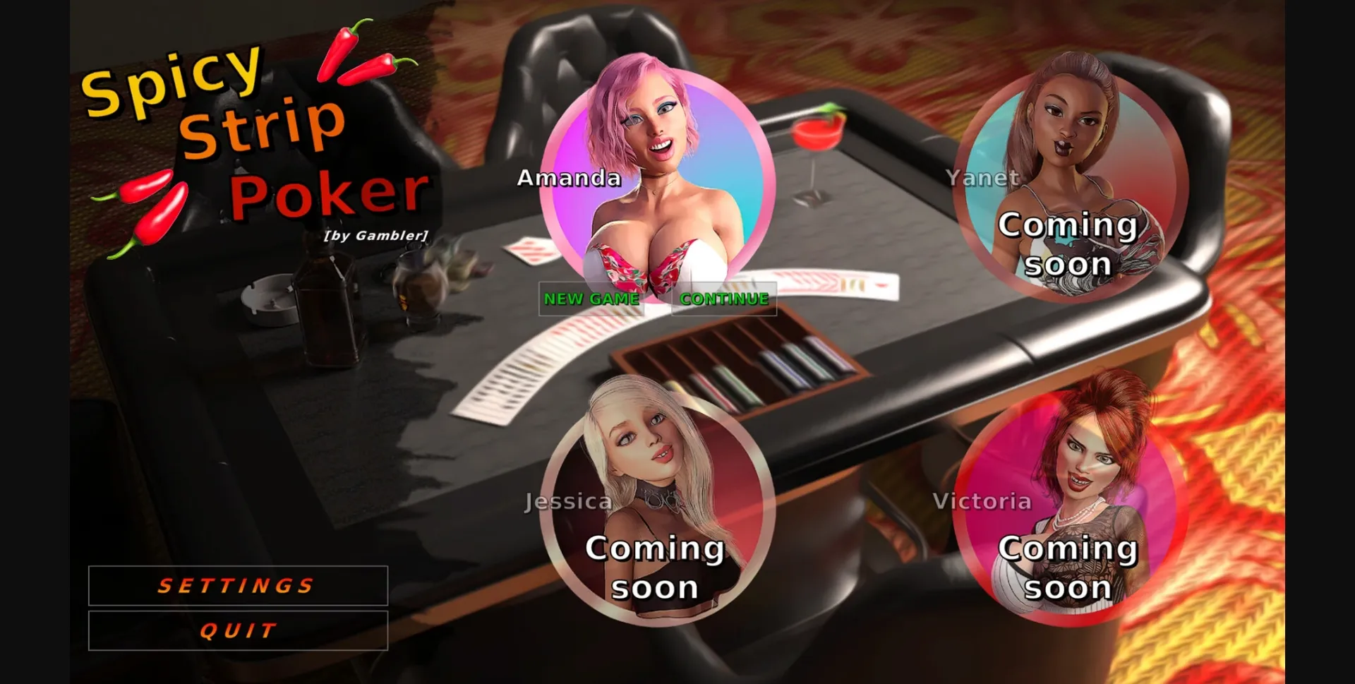 Unity Abandoned Spicy Strip Poker [2023-07-17] [Gambler] | Free Adult Games