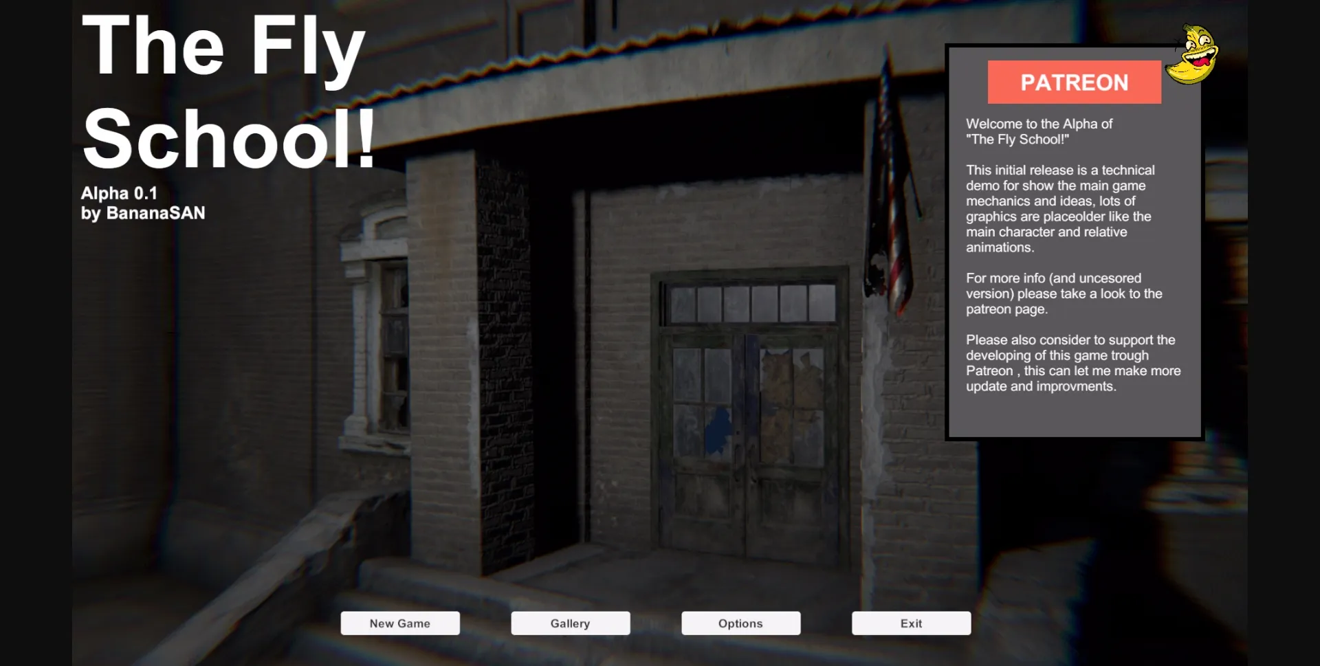 Unity Abandoned The Fly School HDRP [Tech build] [Banana San] | Free Adult Games