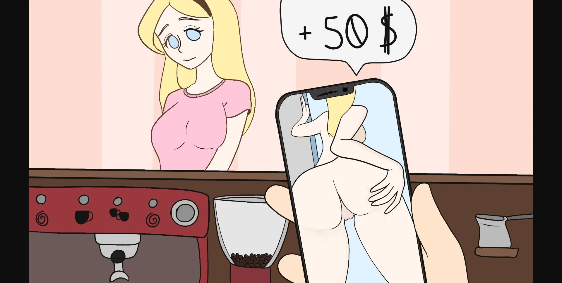 Unity Barista [Demo] [c10ud.png] | Free Adult Games