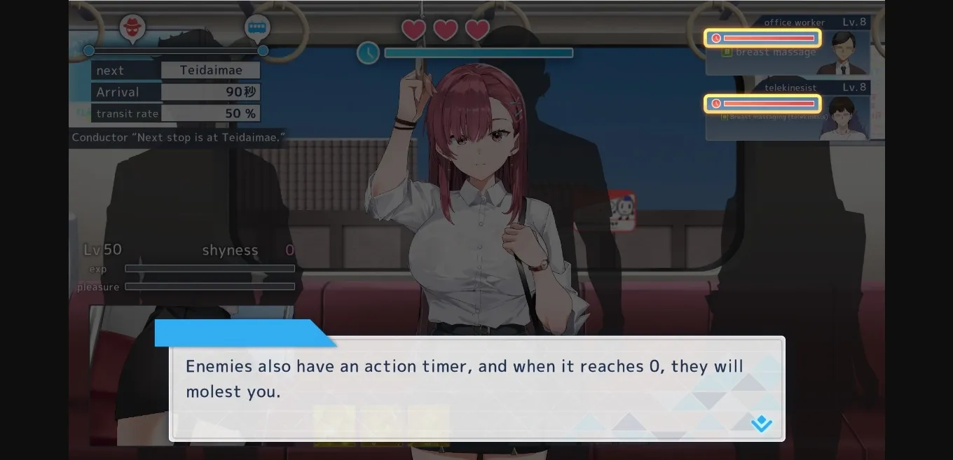 Unity Chikan Undercover Agent Rina [v0.07 Trial] [Metamorphose] | Free Adult Games