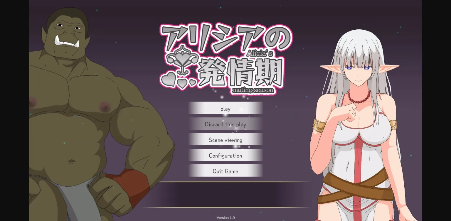 Unity Completed Alicia's mating season [Final] [Halasto] | Free Adult Games