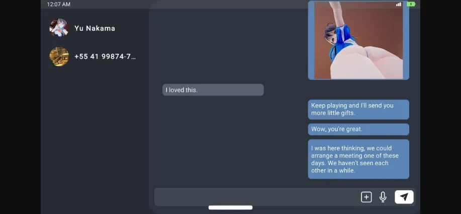 Unity Completed Chat with Yu [Final] [Faphood] | Free Adult Games