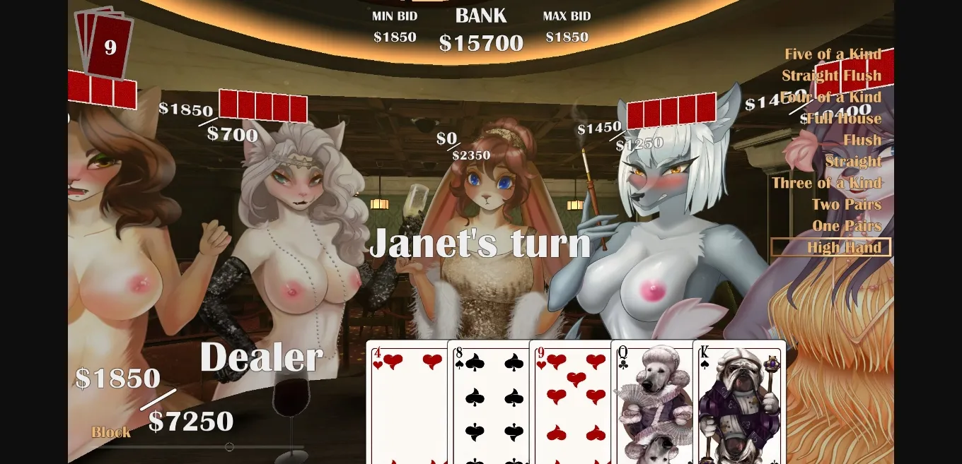 Unity Completed Furry Sex  Poker [Final] [Furry Tails] | Free Adult Games
