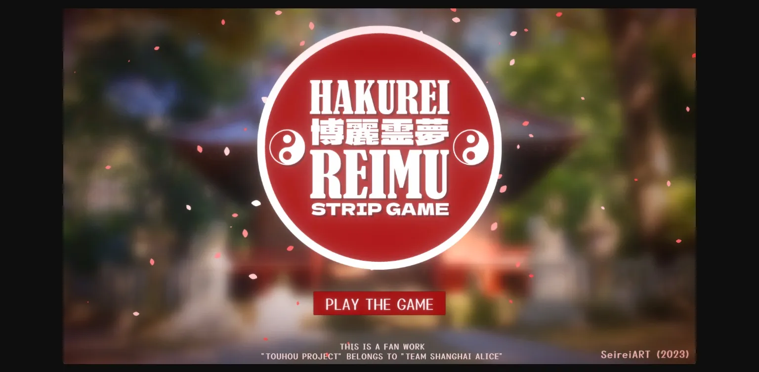 Unity Completed Hakurei Reimu Strip Game [v1.1] [SeireiART] | Free Adult Games