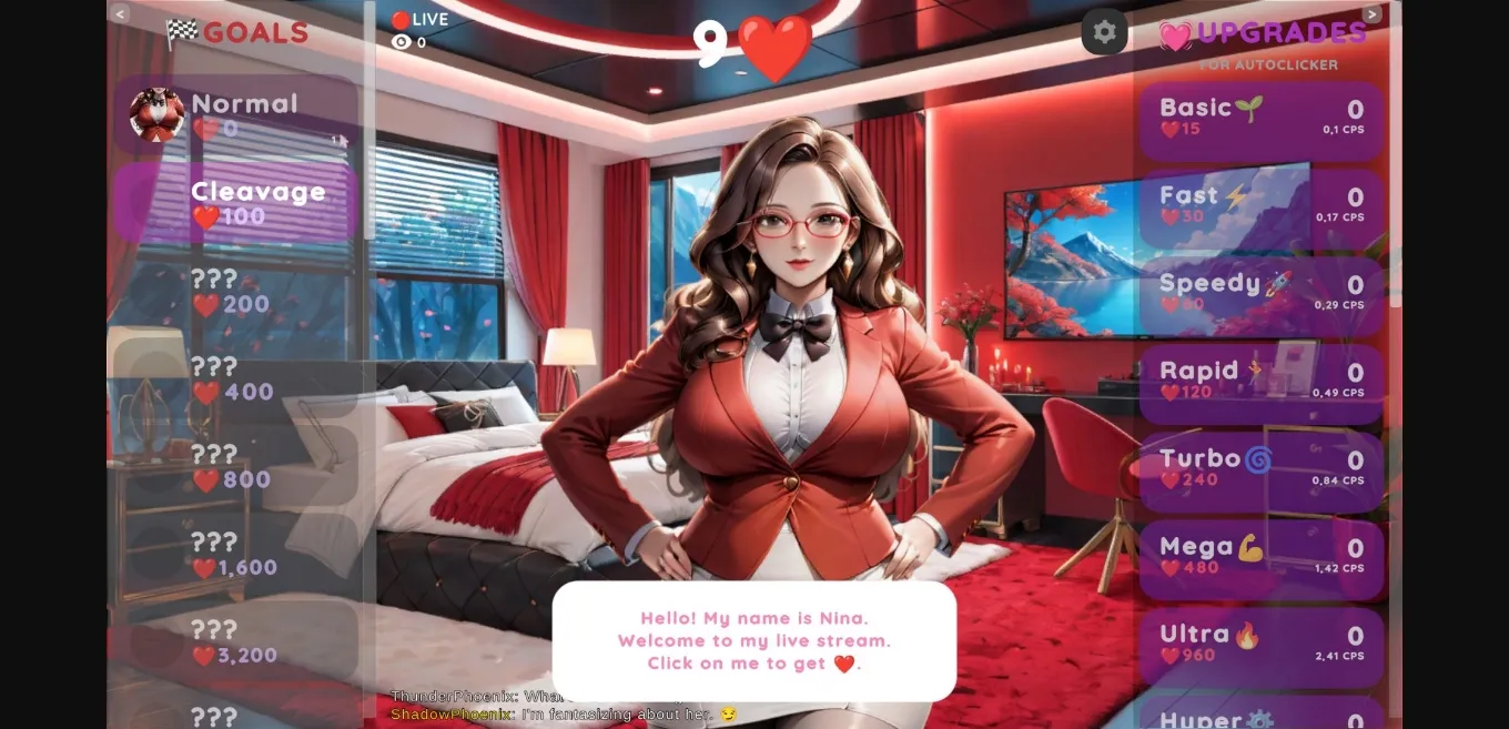 Unity Completed Hentai Clicker  Nina Is Streaming [Final] [Sexy Baguette Studio] | Free Adult Games