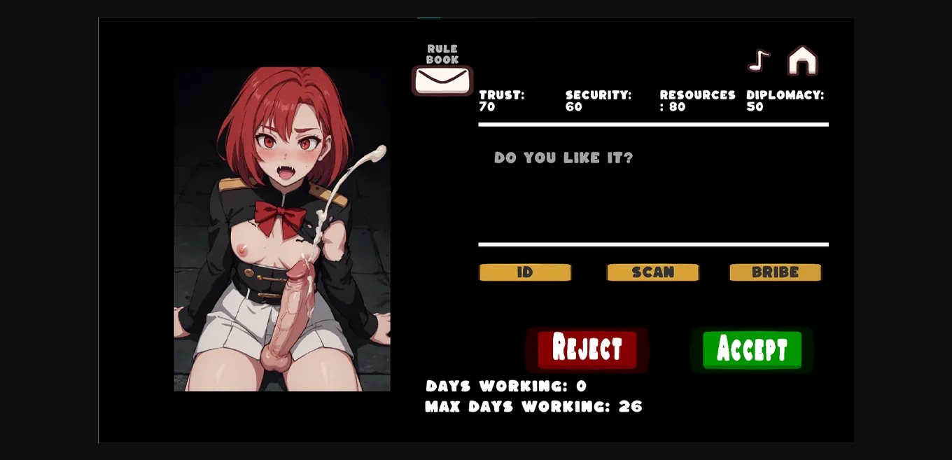 Unity Completed Lewd Border  Waifus [v1.00] [Dana's Demons] | Free Adult Games