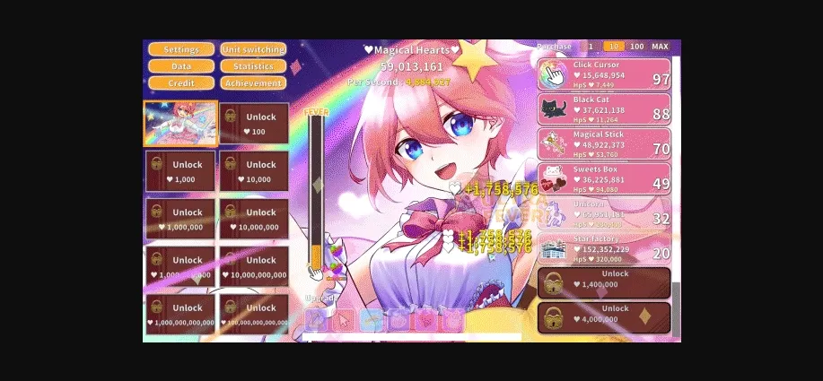 Unity Completed Magical Girl Clicker [Final] [EXAMGAMES] | Free Adult Games