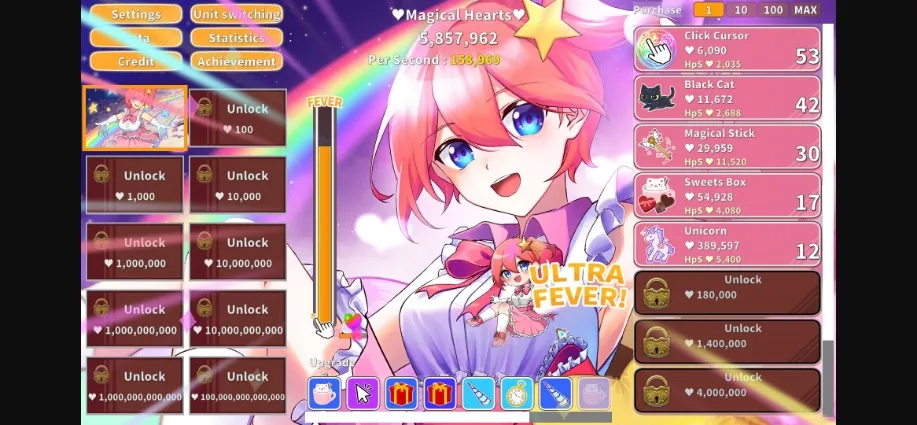 Unity Completed Magical Girl Clicker [Final] [EXAMGAMES] | Free Adult Games