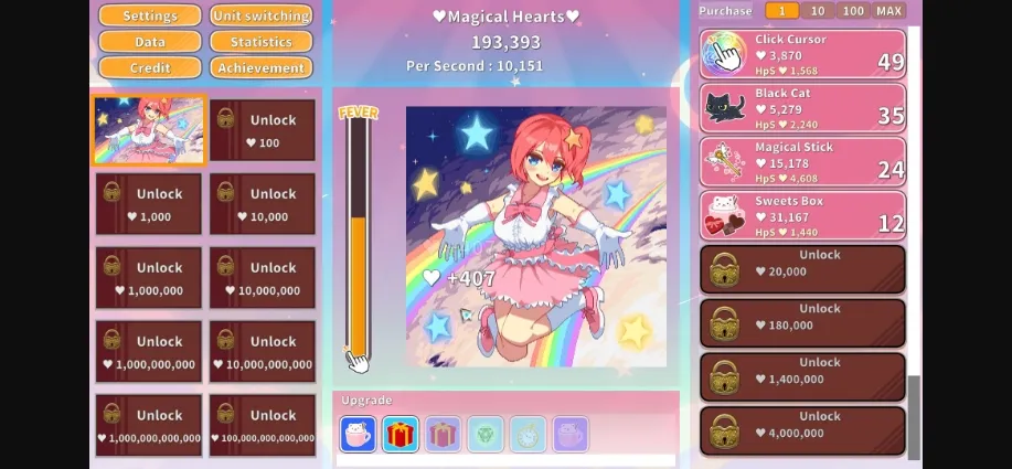 Unity Completed Magical Girl Clicker [Final] [EXAMGAMES] | Free Adult Games