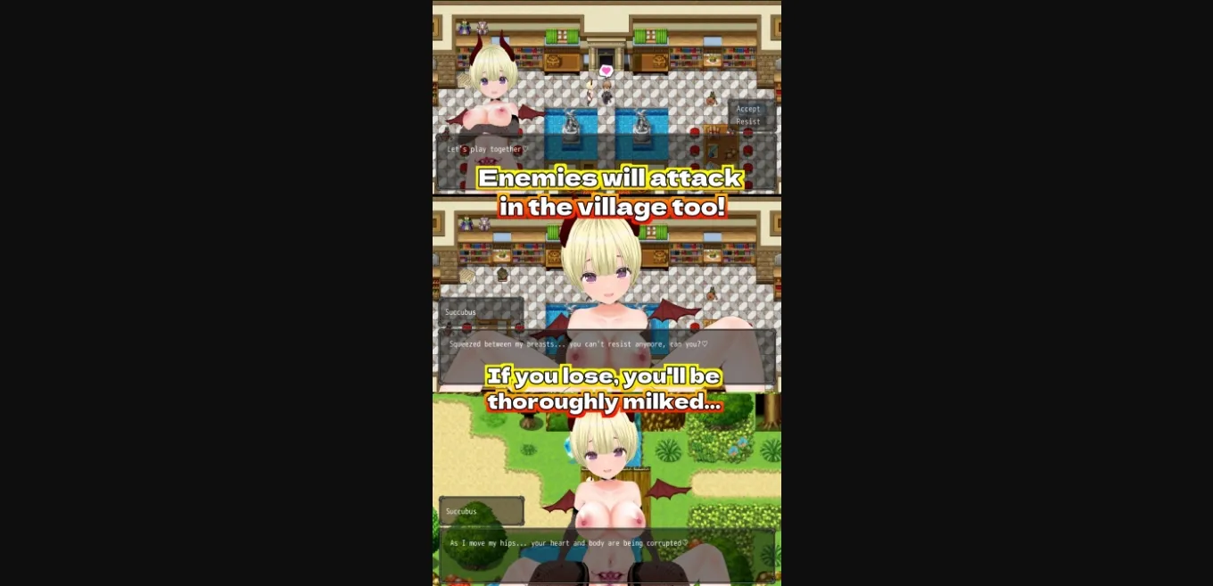 Unity Completed Masochistic Hero's Defeat Ejaculation -Succubus's Lewd Temptation- [v1.0] [Animism] | Free Adult Games