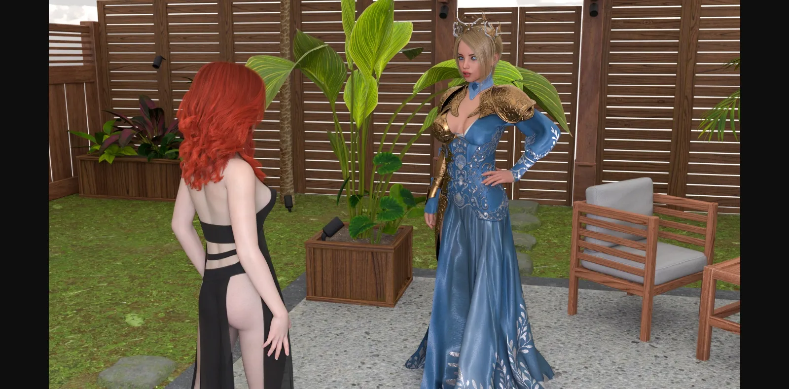 VN Ren'Py Once Upon a Time - In a Isekai World [v0.2] [NekoFairys Kuro-Neko] | Free Adult Games