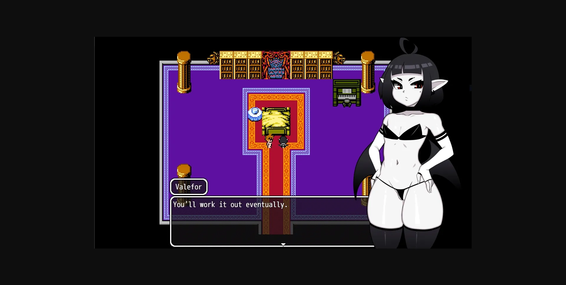 RPGM Completed Kneel Before the Demon Queen [v1.1] [BuxomDev & MonsterBox] | Free Adult Games