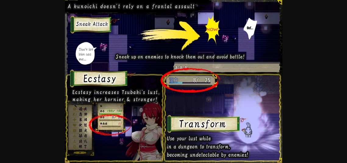 RPGM Completed Kunoichi Tsubaki [Triangle!] | Free Adult Games