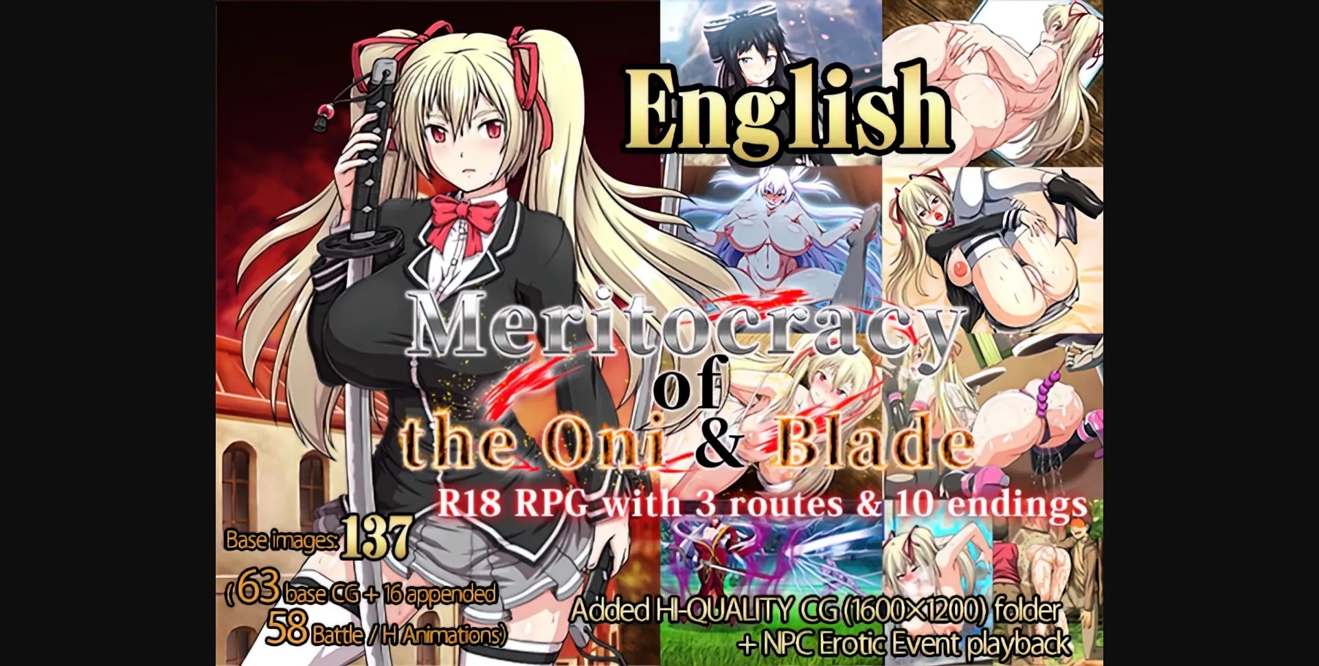 RPGM Completed Meritocracy of the Oni & Blade + Append [Complete Edition] [ONEONE1] | Free Adult Games
