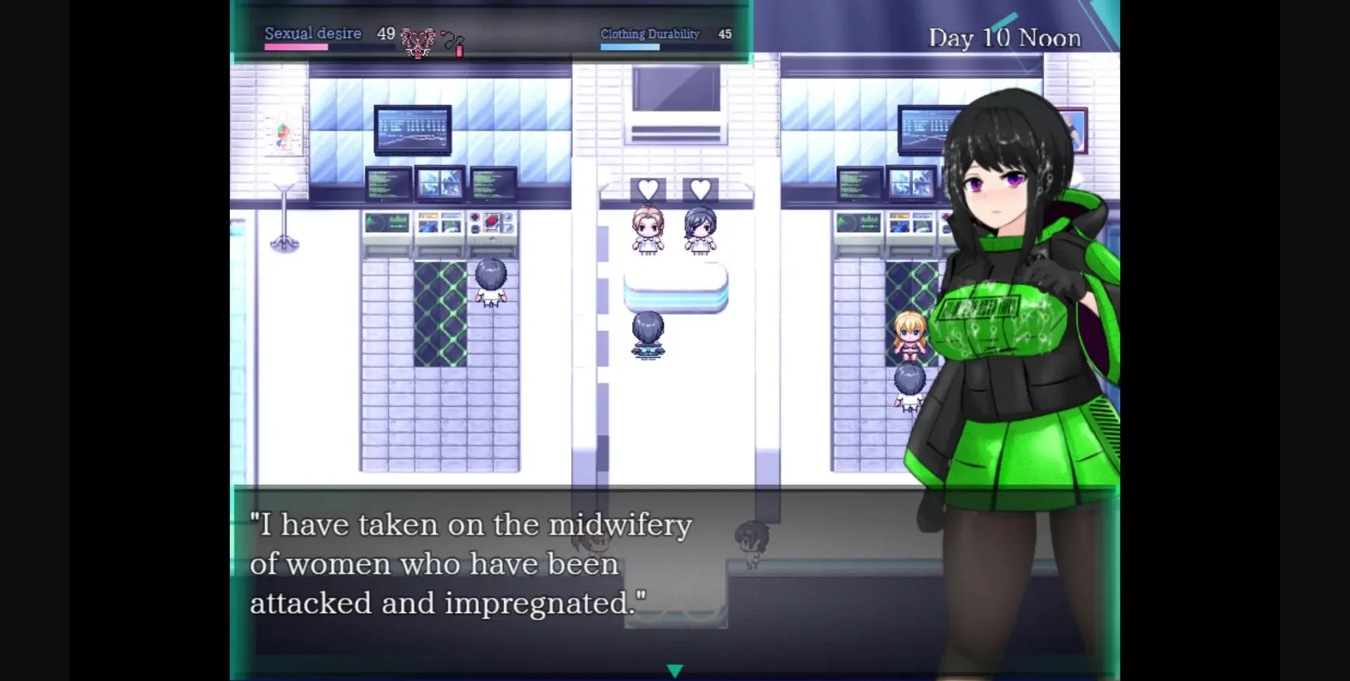 RPGM Completed Metropolis  Cyberpunk Ero RPG [v1.0] [Black Tights Club] | Free Adult Games