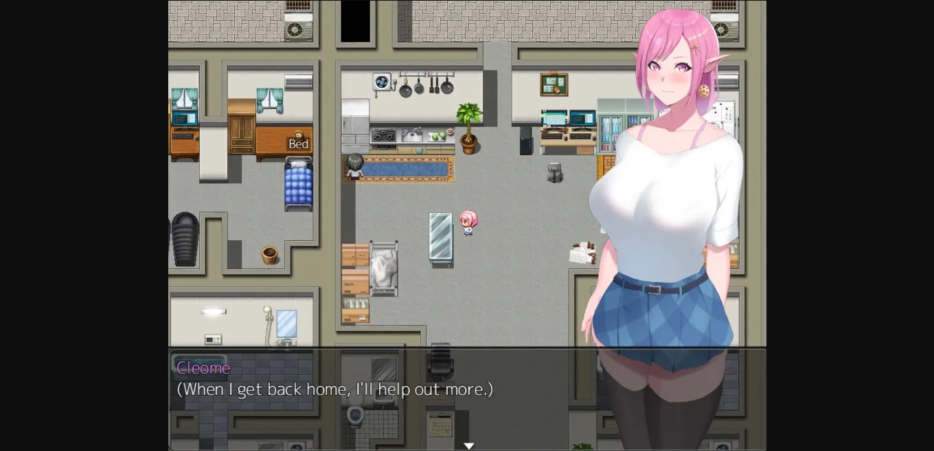 RPGM Completed Modern Pink Elf RPG [Final] [War Shop] | Free Adult Games