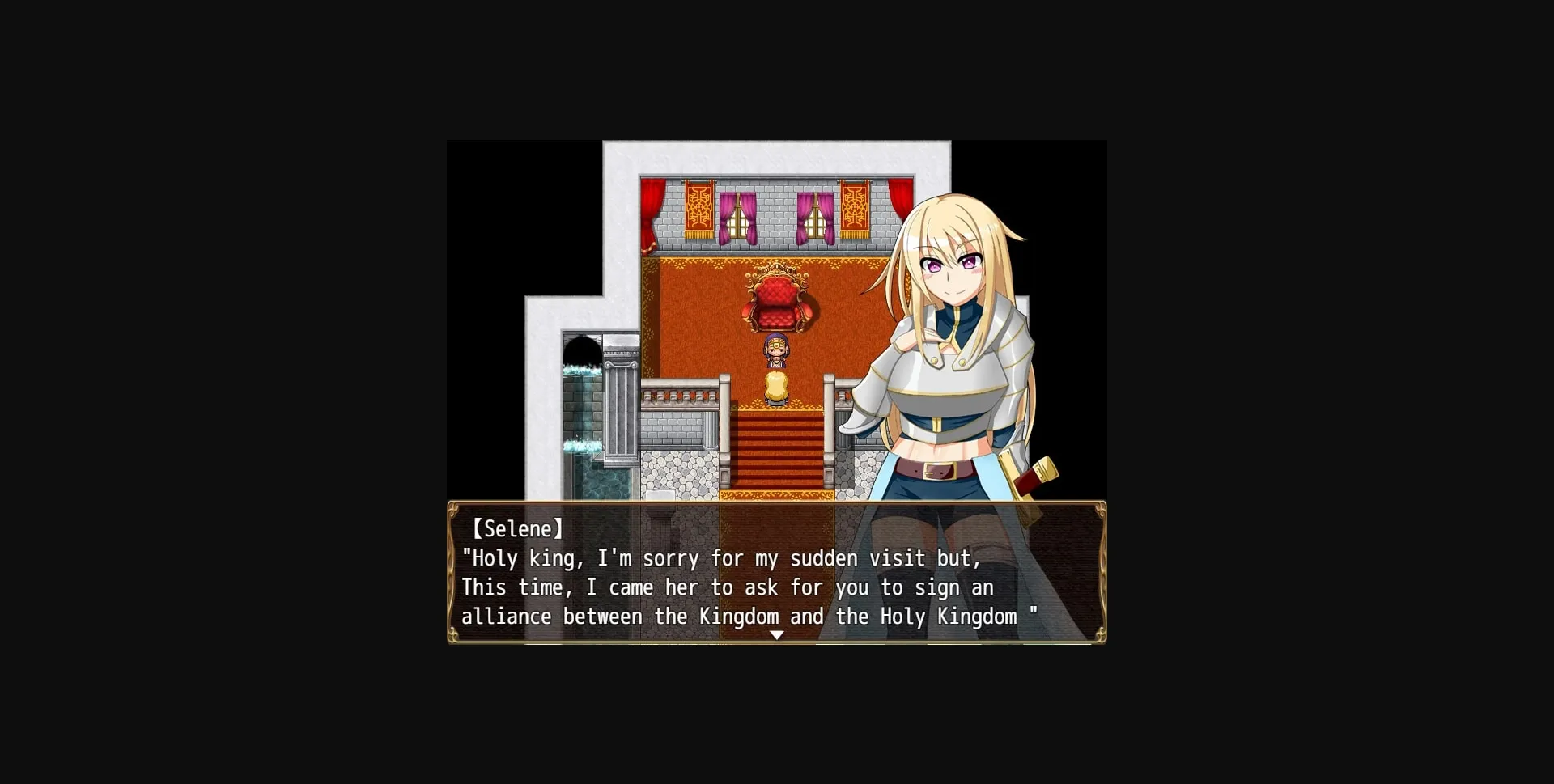 RPGM Completed Princess Hypnosis ~ Princess knight Selene falls to the dark side with hypnosis [Final] [Tistrya] | Free Adult Games