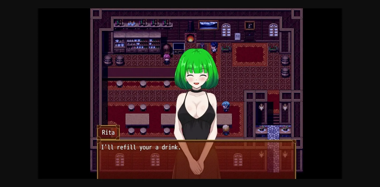 RPGM Completed Rittar Bar [v1.0] [Short Hair Simp] | Free Adult Games