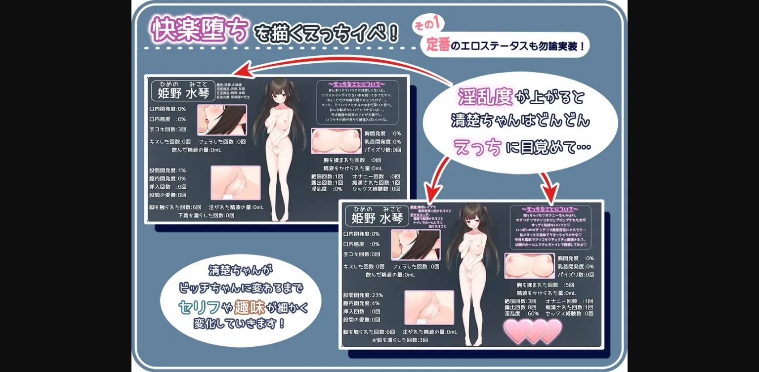RPGM Completed Seiso-Za-Bicchi  ~The Pure Girl's Harassment Prostitution Activities~ [v1.0] [moQ moQ soft] | Free Adult Games