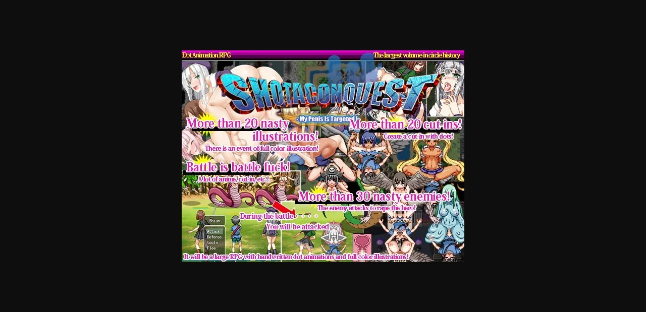 RPGM Completed ShotaConQuest ~They're After My Dick!~ [Final] [Hurricane Dot Com] | Free Adult Games