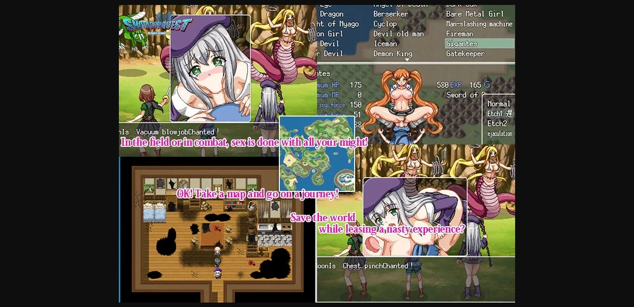 RPGM Completed ShotaConQuest ~They're After My Dick!~ [Final] [Hurricane Dot Com] | Free Adult Games