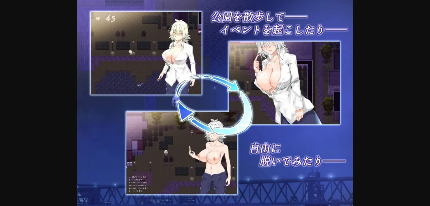 RPGM Completed Sky-clad moon night – Satori&rsquo;s midnight exposure walk [v1.04] [amara_amaran] | Free Adult Games