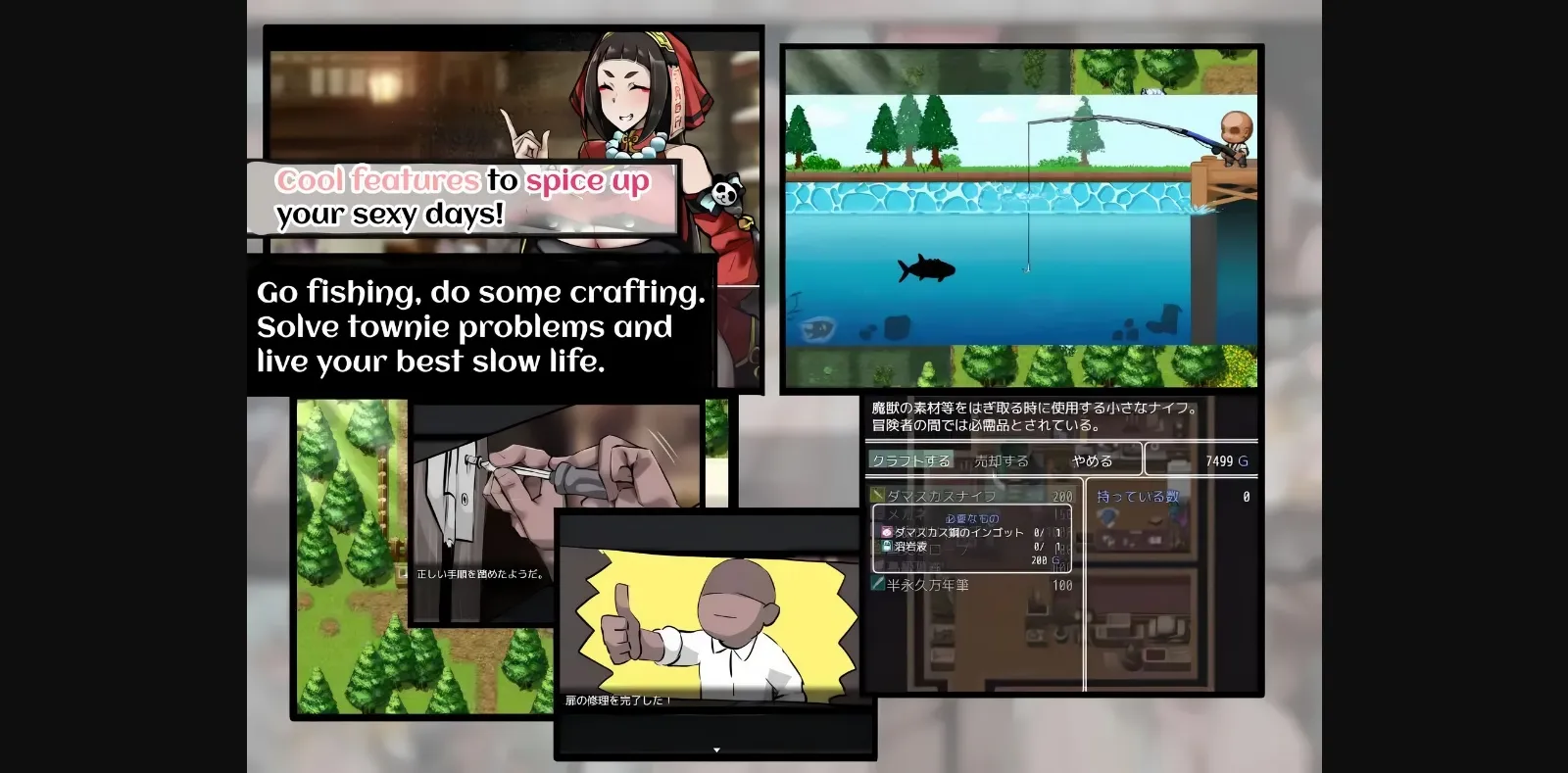 RPGM Completed Steamy Days with a Demi-human MILF [1.2_MOD1] [latte art] | Free Adult Games