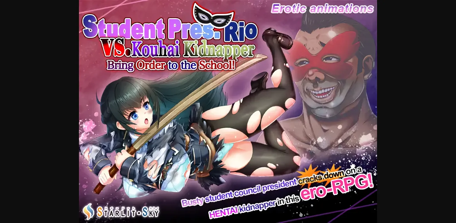 RPGM Completed Student Pres. Rio vs Kouhai Abductor  Bring Order to the School [v240124] [Starlit Sky] | Free Adult Games