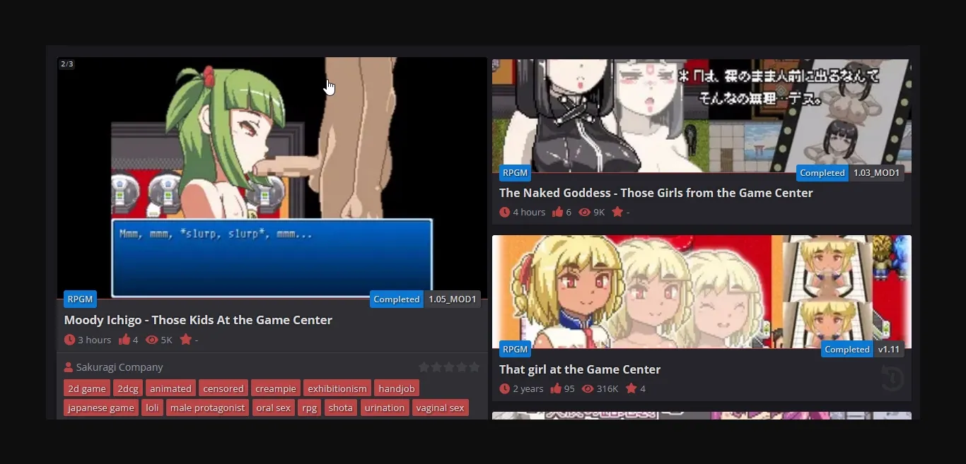 RPGM Completed The Naked Goddess - Those Girls from the Game Center [1.03_MOD1] [Sakuragi Company] | Free Adult Games