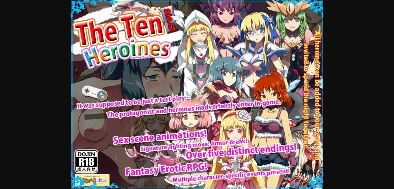 RPGM Completed The Ten Heroines [Final] [Almonds & Big Milk] | Free Adult Games