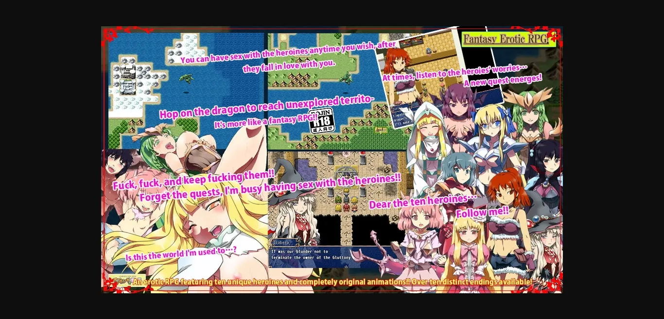 RPGM Completed The Ten Heroines [Final] [Almonds & Big Milk] | Free Adult Games