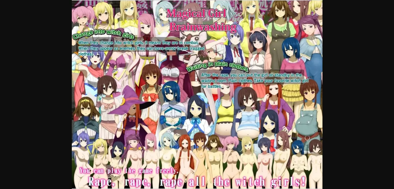 RPGM Completed Witch Girls Brainwashing [Final] [Studio Cute] | Free Adult Games