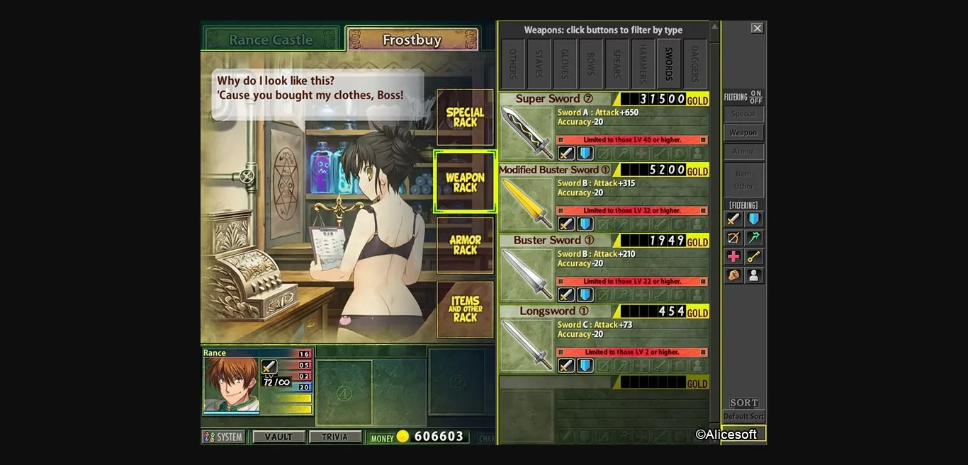 VN Others Completed Rance Quest Magnum [v1.002] [Alicesoft] | Free Adult Games