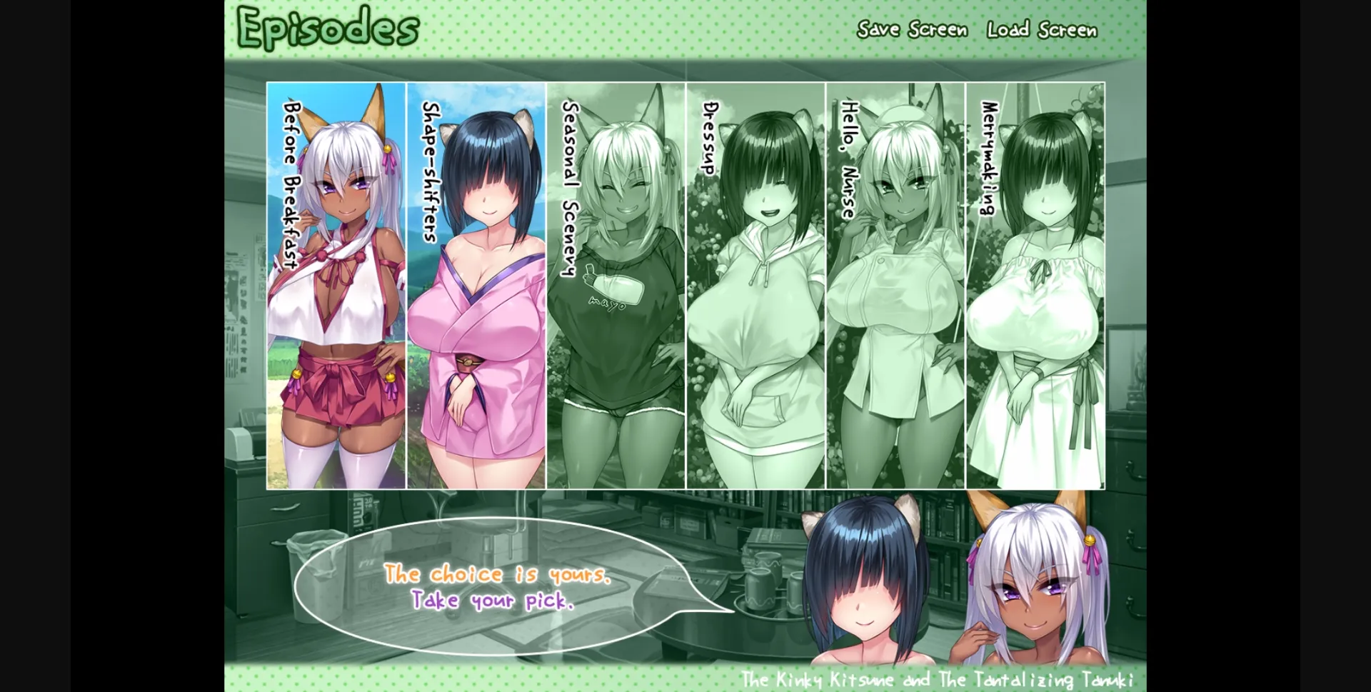 VN Others Completed The Kinky Kitsune and The Tantalizing Tanuki [Final] [Orcsoft] | Free Adult Games