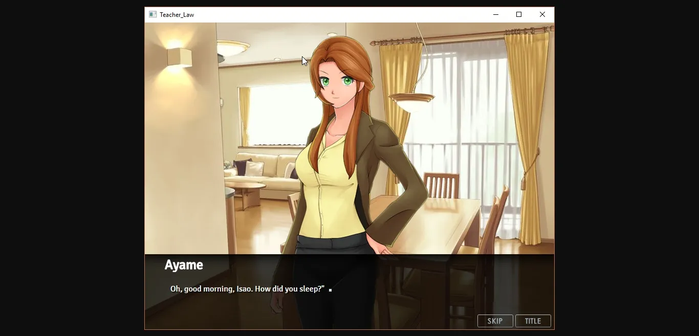 VN Others Completed The Teacher's Law [Babusgames] | Free Adult Games