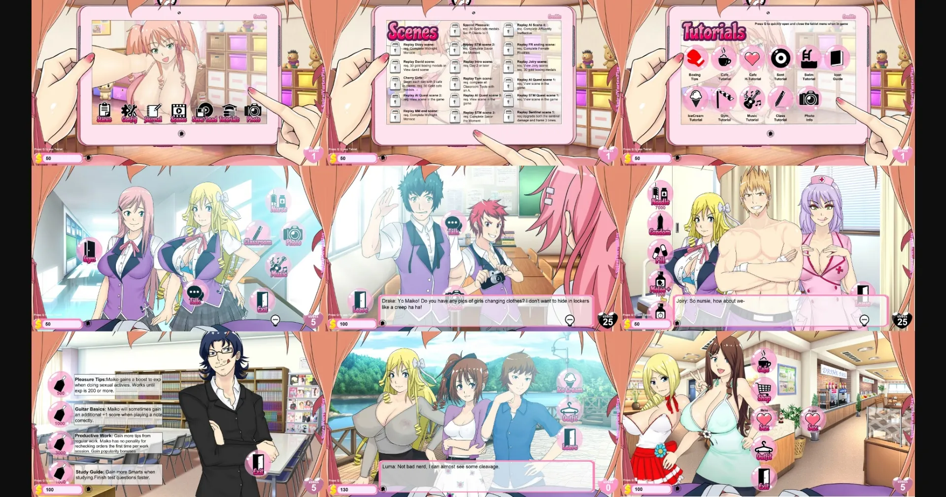 VN Others Flash Completed Umichan Maiko Classroom Havoc [0.5 Deluxe] [SpiralVortexPlay] | Free Adult Games