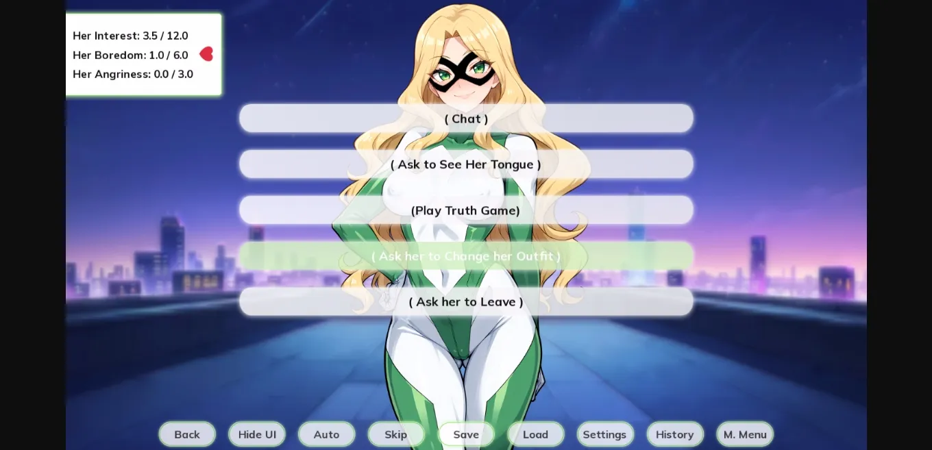 VN Ren'Py A Night with SuperHero [Demo] [Naughty Narratives] | Free Adult Games