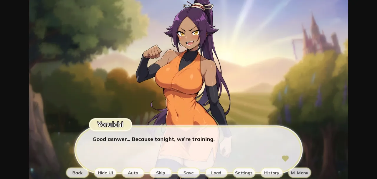 VN Ren'Py A Night With  Yoruichi [v1.0] [Naughty Narratives] | Free Adult Games