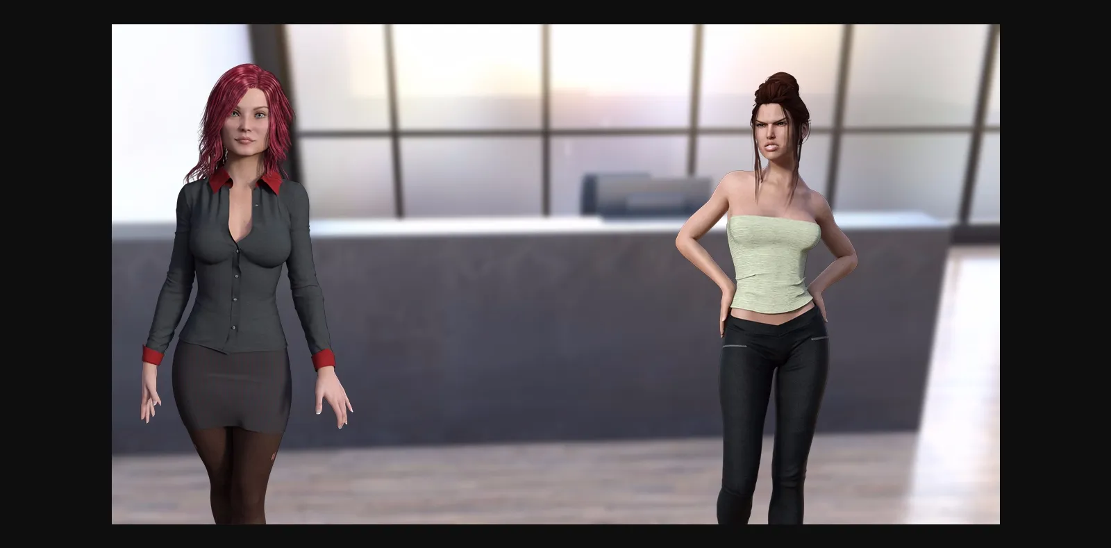 VN Ren'Py Abandoned A New Start  Down the Rabbit Hole [v0.01] [Werdddsaa] | Free Adult Games