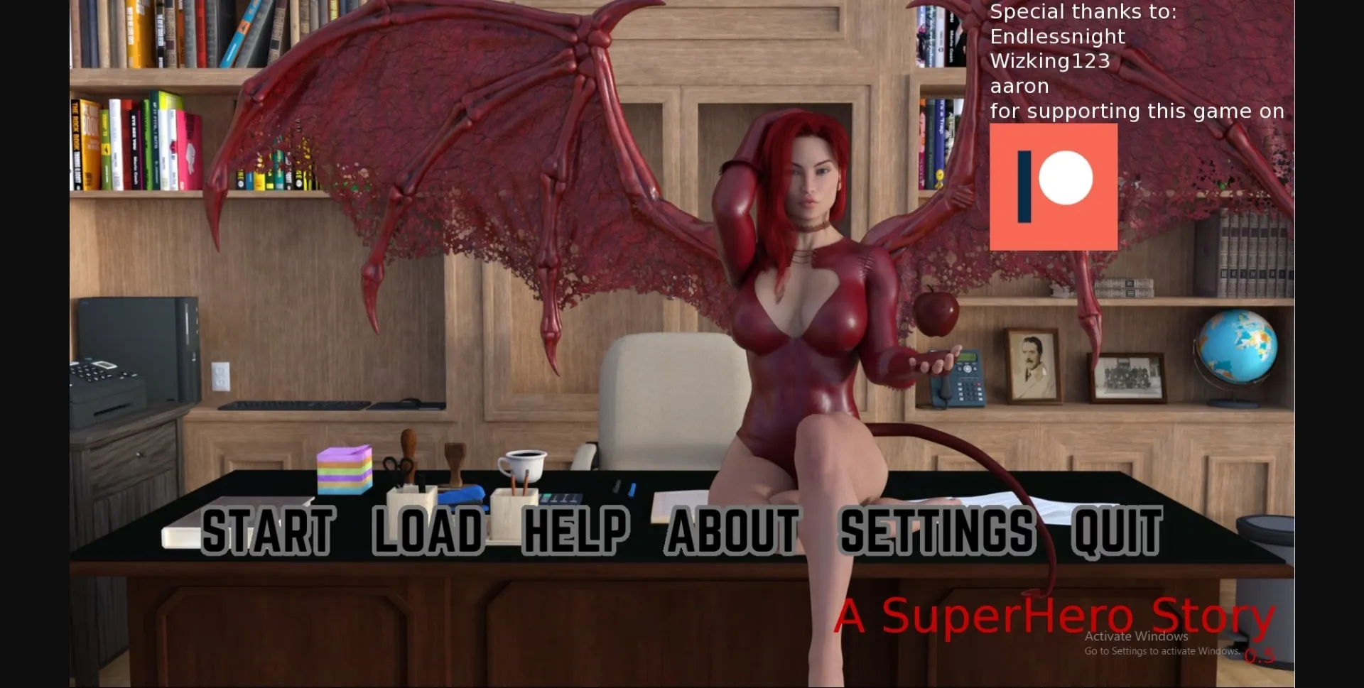 VN Ren'Py Abandoned A SuperHero Story [v0.6] [EXVStudios] | Free Adult Games