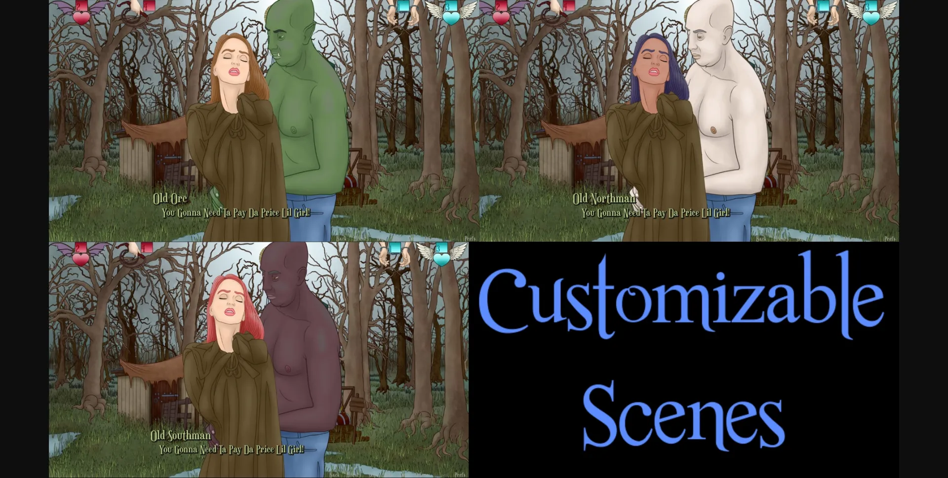 VN Ren'Py Abandoned Adventurerotica [v0.2] [Andromax] | Free Adult Games