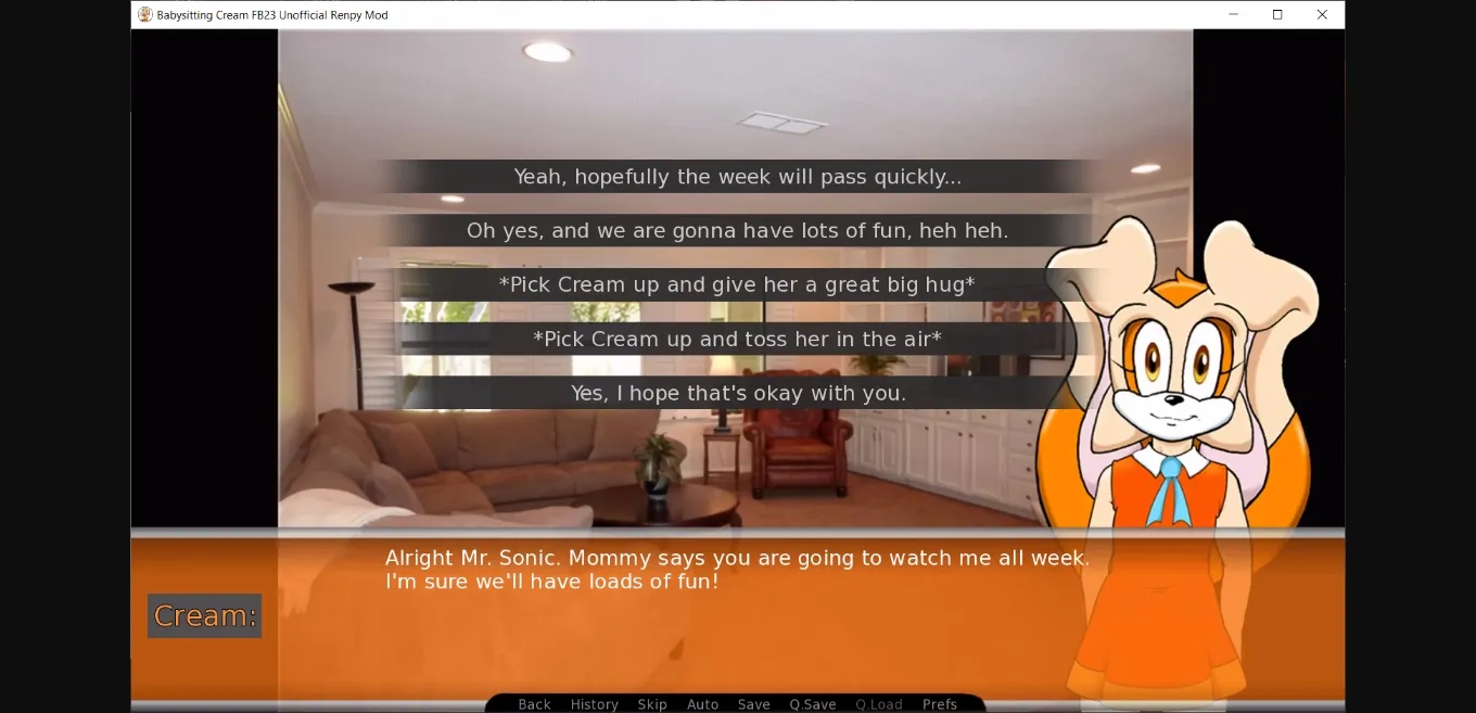 VN Ren'Py Abandoned BabySitting Cream FuzzyBunny-Mod Ren'py Port [v0.3.1] [FuzzyBunny23] | Free Adult Games